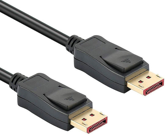 Techly Kabel DisplayPort-Stecker - DisplayPort-Stecker 2m Schwarz (109276)