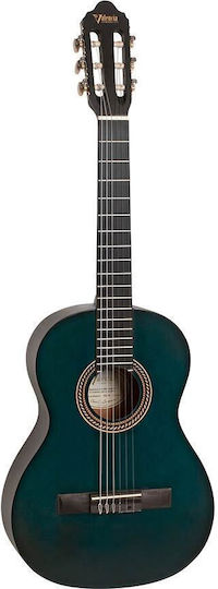 Valencia Klassisch Gitarre 3/4 VC203 Blau