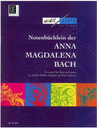 Universal Edition Bach J.S - Anna Magdalena (Flute - Piano) Sheet Music for Piano / Wind Instruments
