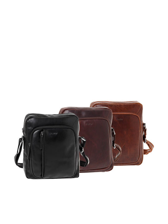 Leather Men's Bag Shoulder / Crossbody Tabac Brown
