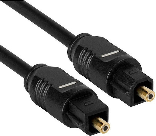 Techly DAC-350 Cablu Audio Optic TOS masculin - TOS masculin Negru 2m (ICOC DAC-350)