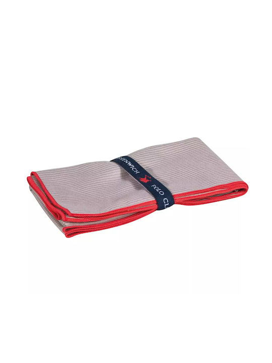 Greenwich Polo Club Essential Microfiber Brown Gym Towel with Carrying Case 45x90cm