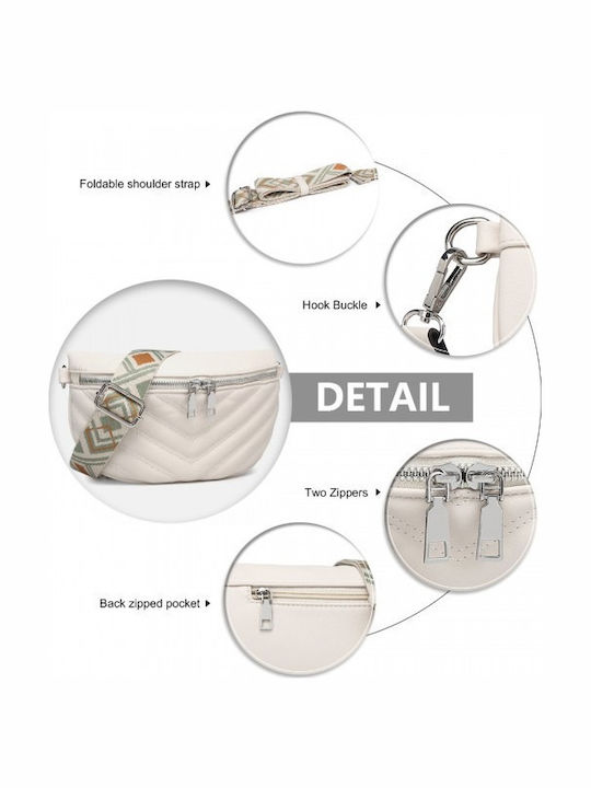Damentasche Crossbody Beigefarbene