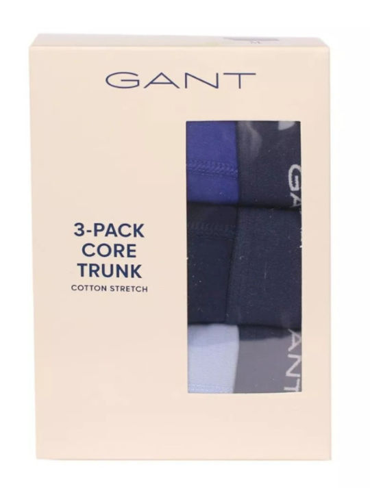 Gant Men's Boxers 3Pack College Blue