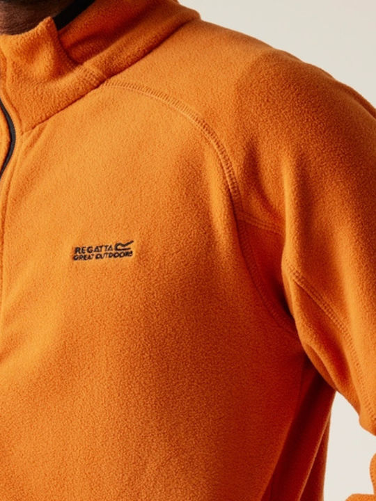 Ανδρική Ζακέτα Fleece Πορτοκαλί