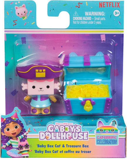 Spin Master Gabby's Dollhouse Baby Box Cat & Treasure για 3+ Ετών