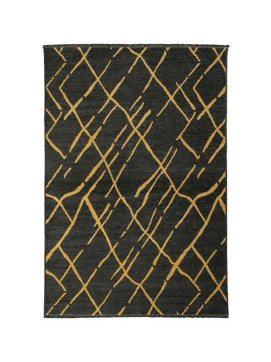 Koulis Carpets Kilim NV27 Anti-slip Rug Rectangular Brown