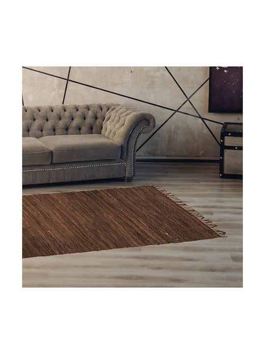 Chios Hellas Rug Fireplace Rectangular Leather Light Brown