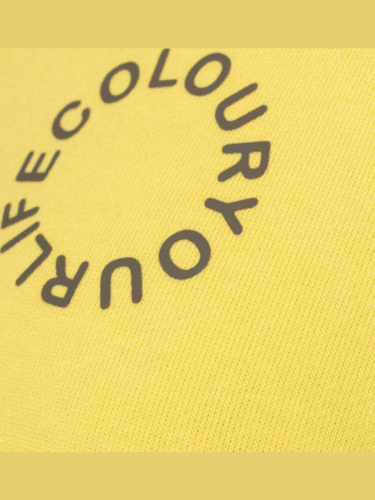 Γυναικείο Φούτερ με Κουκούλα Yellow