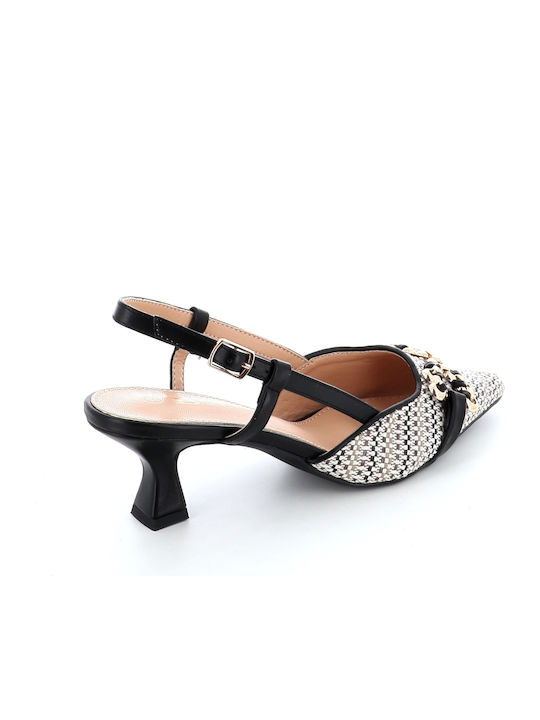Black Heels with Strap