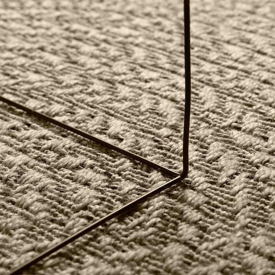 vidaXL Zizur Teppich Außenbereich Rechteckig aus Jute Beige