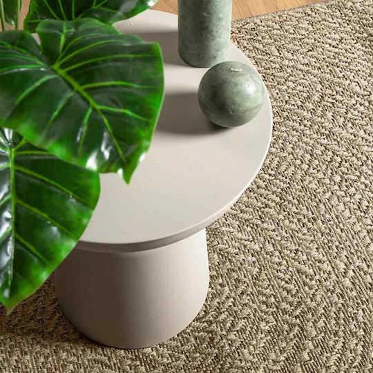 vidaXL Zizur Teppich Außenbereich Rechteckig aus Jute Beige