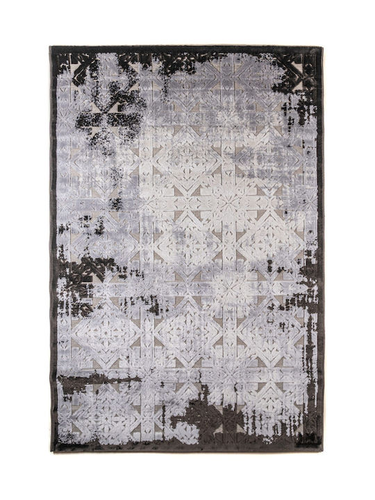 Klonaras Muse 563/ Rug Rectangular Silver Black