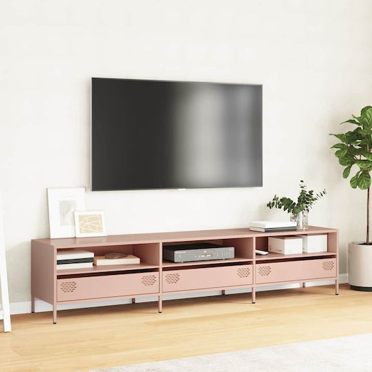 TV-Ständer Aus Metall Rosa M202xT39xH43.5cm