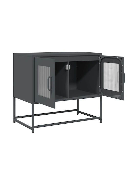 Metal TV Stand Anthracite M68xP39xH60.5cm