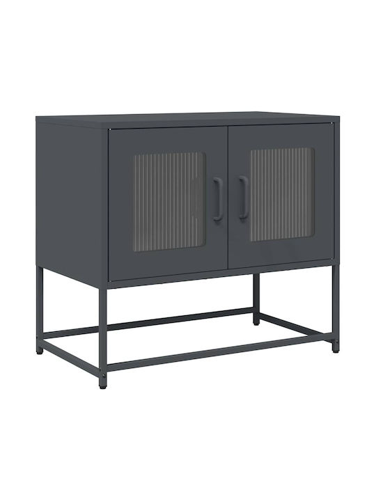Metal TV Stand Anthracite M68xP39xH60.5cm