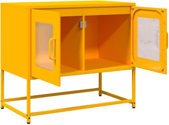 TV-Ständer Aus Metall Gelbe Senf Farbe M68xT39xH60.5cm