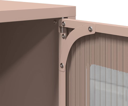 TV-Ständer Metall Rosa M68xT39xH60.5cm