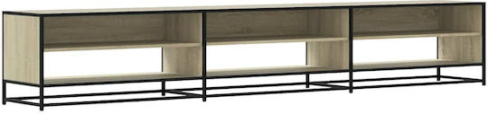 Stand TV Din Metal Și Lemn Maro L270xA40xÎ46cm