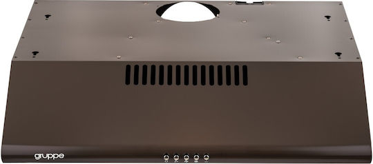 Gruppe S-3002A-A01-M29-600 Freestanding Vent Hood 60cm Brown