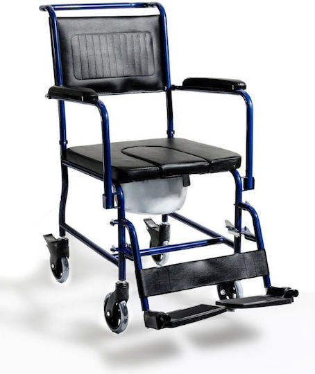 Alfa Care Ac-33 Αναπηρικό Αμαξίδιο Μπάνιου 45cm AC-33 Μπλε