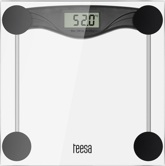 Teesa TSA0801 Digital Badezimmerwaage in Transparent Farbe