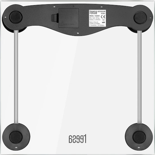 Teesa TSA0801 Digital Badezimmerwaage in Transparent Farbe