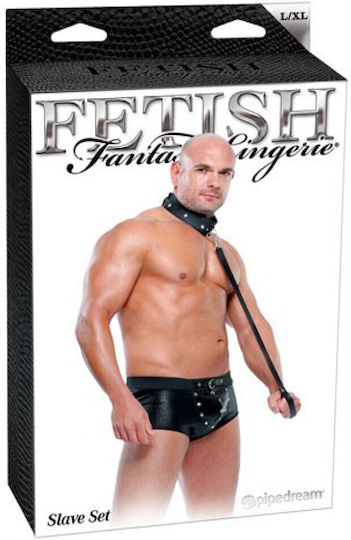 Pipedream Fetish Fantasy Accesoriu BDSM Set de sclavi Masculin în Culoare Negru