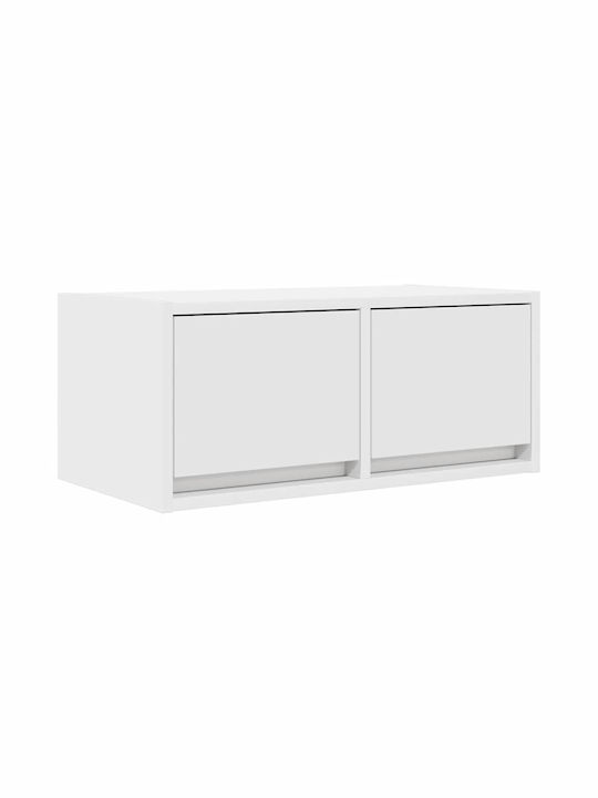 Έπιπλο Τηλεόρασης Λευκό Μ60xΠ31xΥ25.5cm