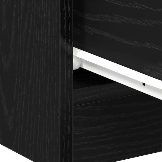 Nachttisch Black oak 40x30x40cm