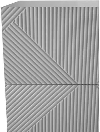 Noptieră Mezza Lemnoasă Alb 55x45x55cm