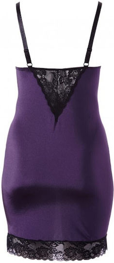 Cottelli Collection Chemise Große Größen Sexy Nachthemd Mit Spitze Lila