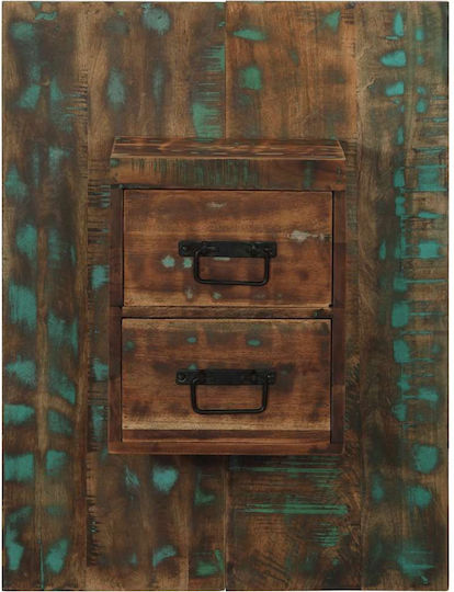 από Μασίφ Ξύλο Πολύχρωμο 60x32x80cm 4017531