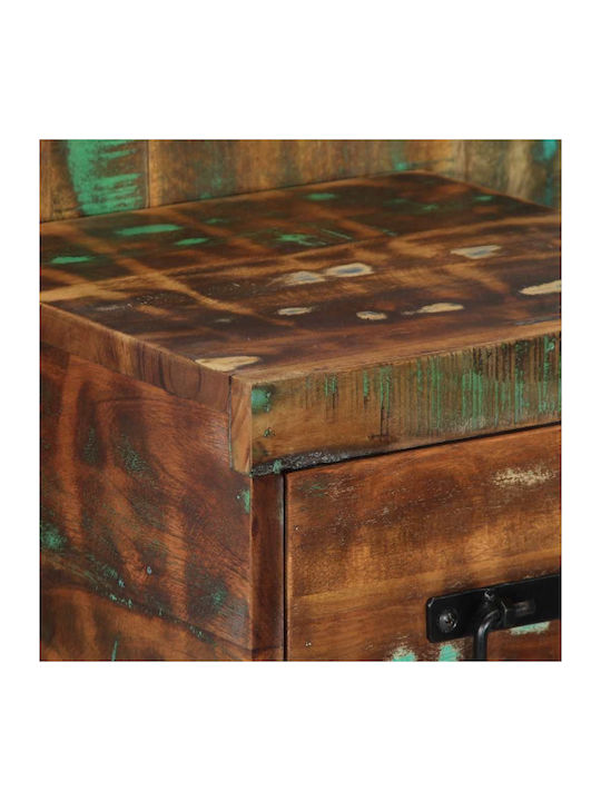 Κομοδίνο από Μασίφ Ξύλο Πολύχρωμο 60x32x80cm