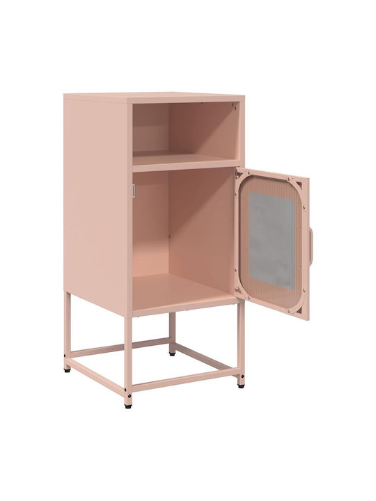 Nachttisch Metall Rosa 36x39x78cm