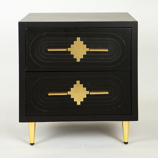 Μεταλλικό Μαύρο 50x40x56cm 750-35513