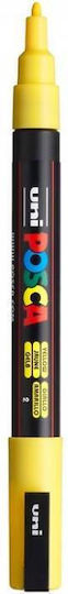 Uni-Ball PC-3M Permanent Marker 1.3mm Yellow