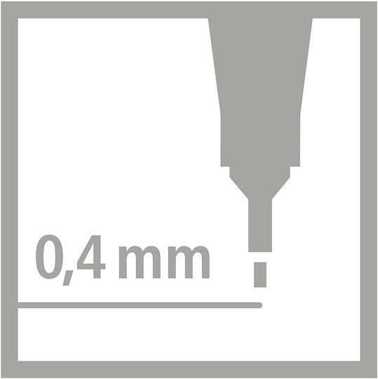 Stabilo Zeichenmarker 0.4mm Deep Gold Grey