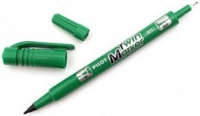 Непремахваем маркер Twin Green Pilot 4902505169632