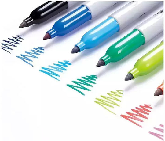 Sharpie Permanent Markers 1mm Multicolour 4pcs