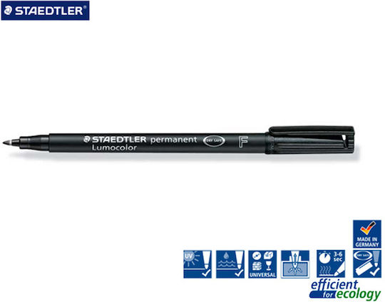 Staedtler Lumocolor Перманентен Маркер 0.6мм Черно