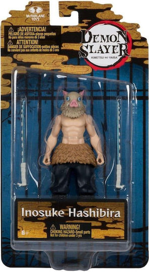 Demon Slayer Kimetsu No Yaiba Action Figure Inosuke Hashibira 13 Cm