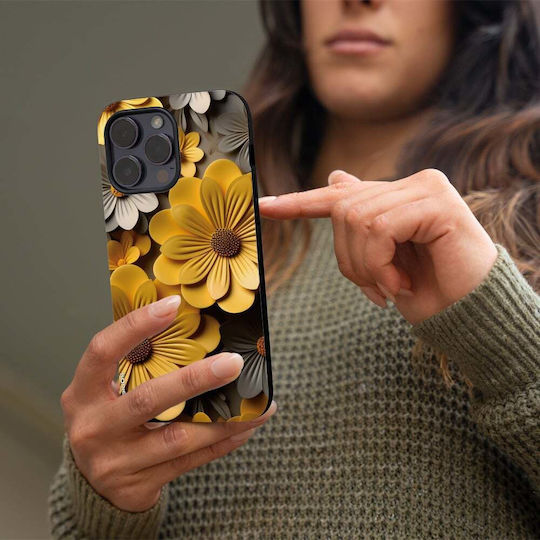 Sonique 3D Flower Series калъф за Samsung Galaxy Z Fold 6 Жълт