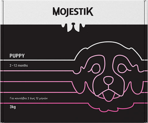 Mojestik Premium Puppy 3kg Ξηρά Τροφή για Στειρωμένα Κουτάβια με Κοτόπουλο και Ψάρια