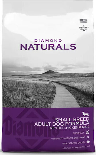 Naturals Small Adult 15kg Dry Food for Adult Small Breed Dogs with Chicken and Rice