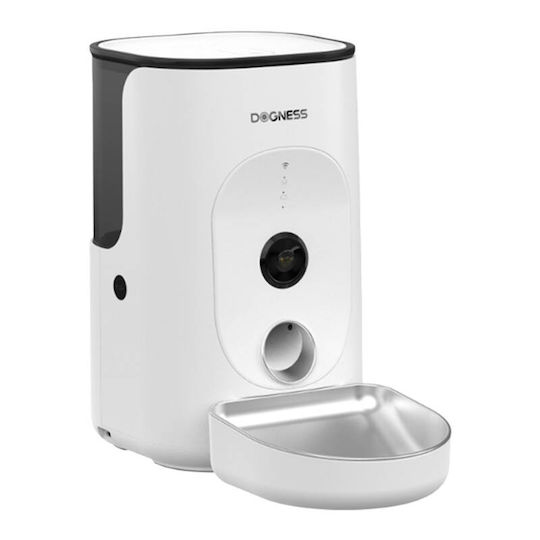 Dogness Automatic Stainless Steel Bowl Food for Dog & Cat 4lt 20.3cm in Gray Color
