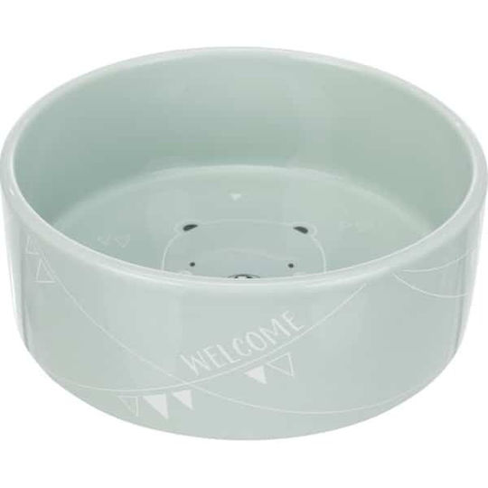Trixie Junior Mint Керамика Купа Храна & Вода за Куче & Котка 300мл 14см в Зелен Цвят