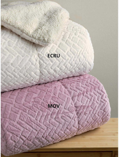 Palamaiki Bettbezug Großes Doppelbett 220x240cm Mozza Ecru 720 GSMGsm