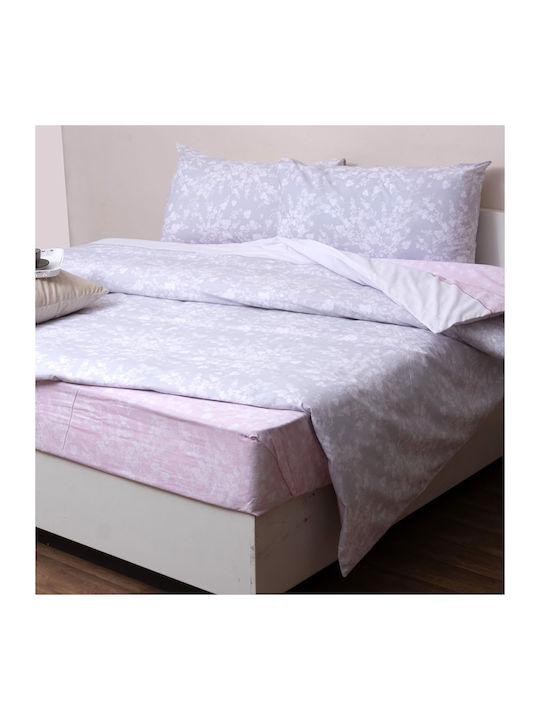 Viopros Σετ Πάπλωμα Ημίδιπλο 180x240εκ. Fresh Αλίκη Αλίκη Cotton Viopros 2τμχ