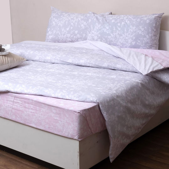Viopros Σετ Πάπλωμα Ημίδιπλο 180x240εκ. Fresh Αλίκη Αλίκη Cotton Viopros 2τμχ
